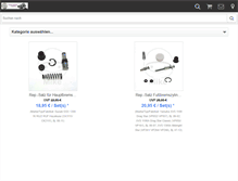 Tablet Screenshot of motorradteile-zubehoer.de